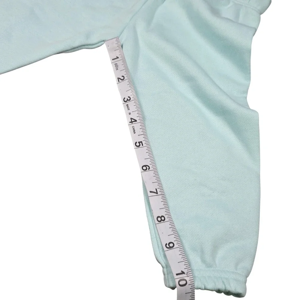 Wonder Nation Baby Girls Aqua Sunshine Fleece Sweatshirt and Pants Set 12M NEW‎